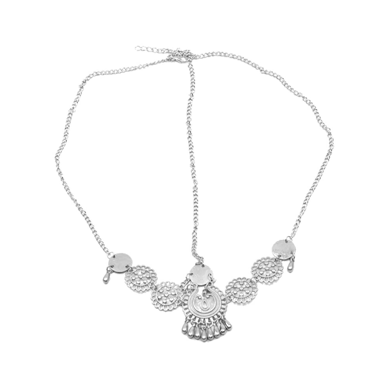 Silver Headband Rhinestone Headpiece Head Chain Fashion Hair Accessories Bohemia Headbands for Women and Girls HB000813 - Image 4