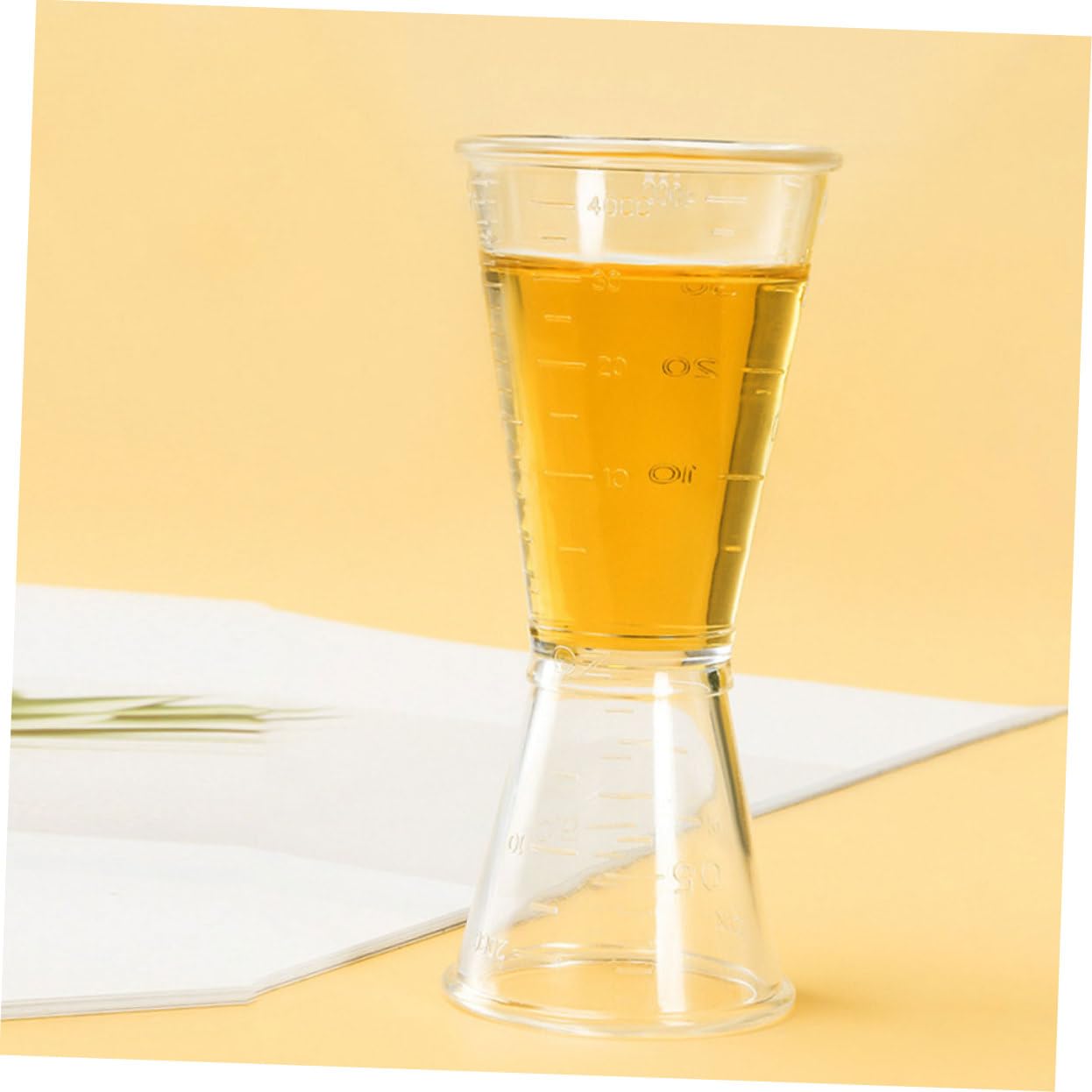 Garneck Bar Equipment Measuring Small Amounts Plastic Jigger Ounce Cup for Bartender Tools