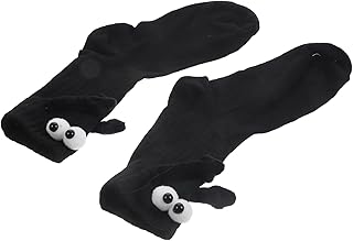 Beaupretty 1 Par De Meias Para Homens Meias De Mãos Dadas Meias De Fitness Meias De Tripulação Meias Unissex Meias De Mão Meias Masculinas Inovadoras Meias Casuais Comuns Meias De Casal