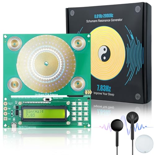 Calamity Frequency Generator for Healing 0.01Hz-200KHz Schumann Resonance Generator Machine 7.83Hz Ultra Low Adjustable Frequency Sine Wave Resonator for Sleep