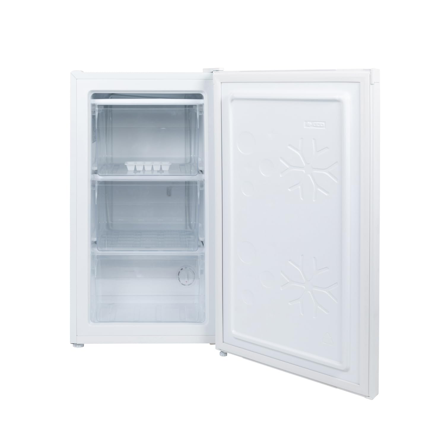 Willow WUCFZ48W 60L Small Freezer with Recessed Handle, Reversible Door, Undercounter Freezer, Adjustable Thermostat, 4* Rating - White — view 2