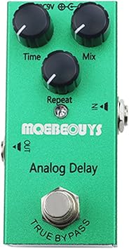 Analog Delay Electric Guitar Effects Pedal Mini Single Type DC 9V True Bypass Equipped with USB5V to 9V boost cable