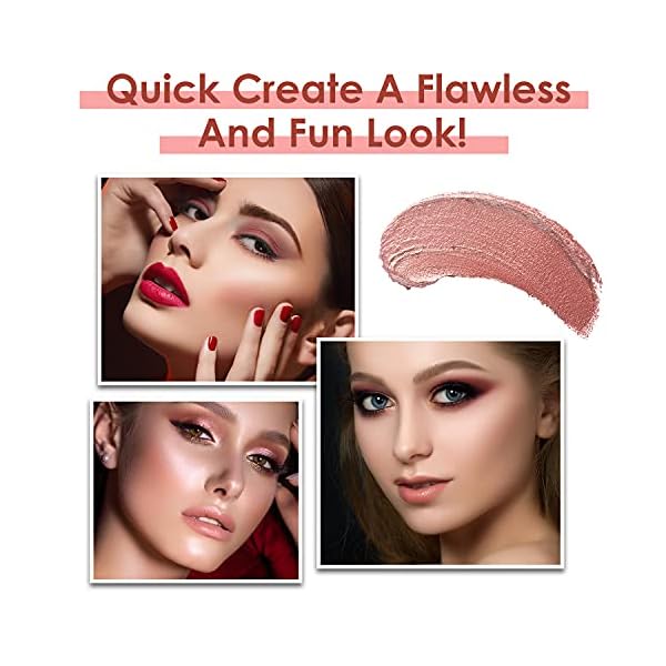 LUXAZA-3Pcs-Neutral-Brown-Eyeshadow-Stick-Set-Matte-And-Shimmer-Creamy-Eyeshadow-Pencil-Shiny-Pink-Shadow-Stick-Set-Waterproof-Long-Lasting-Smoky-Eye-Shadow-Pen LUXAZA 3Pcs Neutral Brown Eyeshadow Stick Set, Matte And Shimmer Creamy Eyeshadow Pencil, Shiny Pink Shadow, Waterproof Long Lasting Smoky Eye Makeup