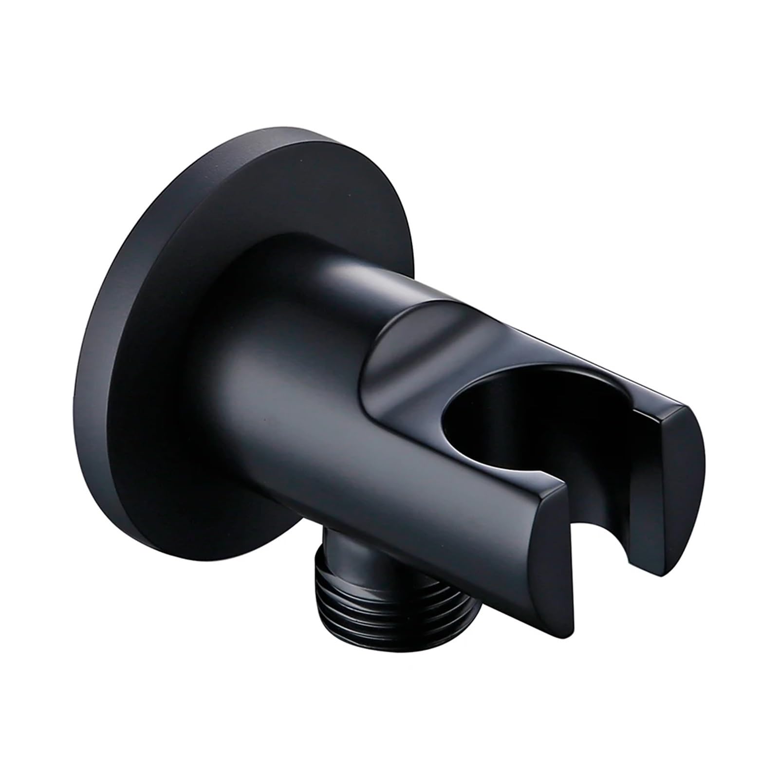 Soporte de Ducha Soporte de ducha repuesto for grifo baño montado en la pared latón(Black 1)