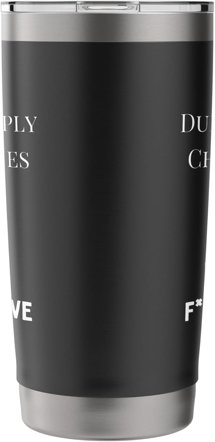 No Fucks To Give, Due To Supply Chain Issues, Zero Fucks Stainless Steel Insulated Tumbler