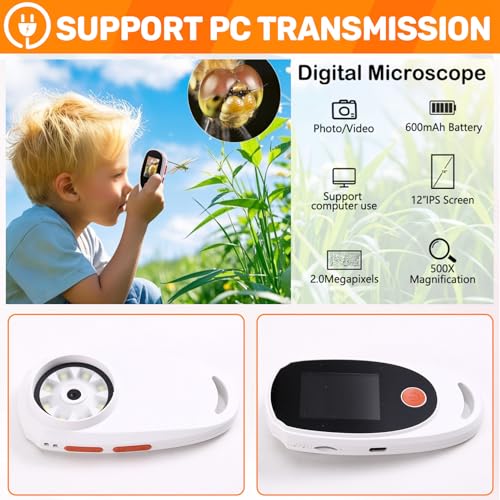 Microscope vidéo écran IPS pour électronique loupe 8LED réparation de pièces - 3