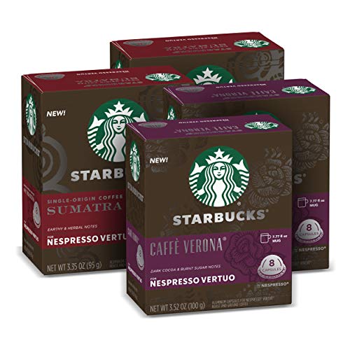 Starbucks Capsules for Nespresso Vertuo Machines — Dark Roast Single