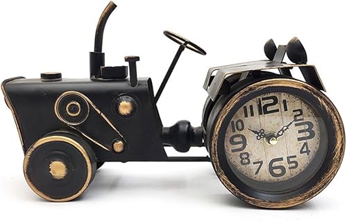 Miniatura 1 de Reloj de mesa europeo creativo ornamentos reloj hogar retro metal mesa reloj sala de estar dormitorio silencioso reloj de escritorio