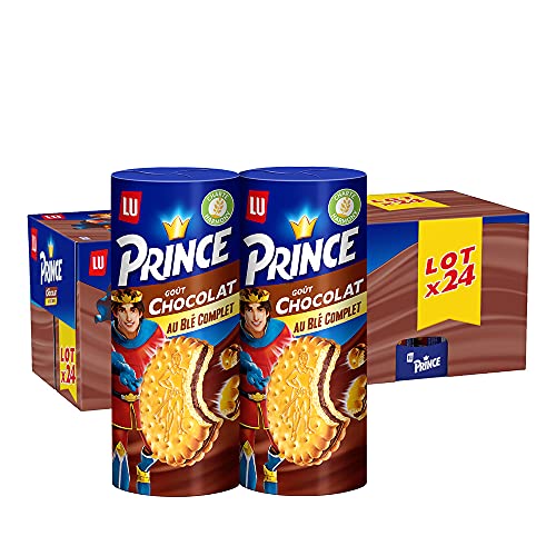 Pretty Prince de LU - Galletas rellenas con sabor a chocolate, trigo integral, 1 paquete (300 g)