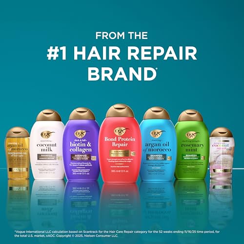 Image of OGX Renewing + Argan Oil of Morocco, Cold-Pressed Argan Oil for Hair Penetrating Treatment & Shine, Moisturizing & Strengthening Silky Oil for All Hair Types, Paraben & Sulfate Free, 3.3 fl oz