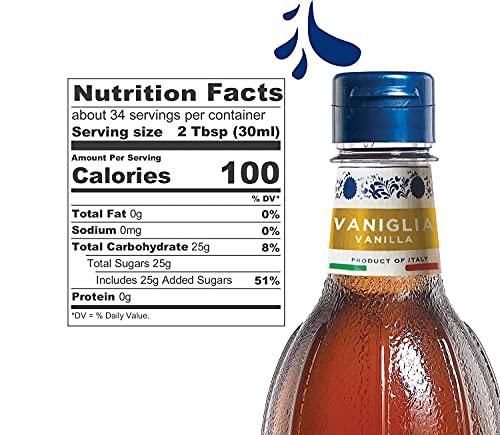 Fabbri Italian Flavoring Syrup, Variety Pack With Cinnamon, Caramel, Hazelnut And Vanilla (Pack Of 4) 33.8 Ounce Bottles #TOP4