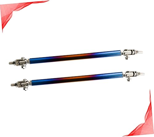 Miniatura 8 de CIYODO 1 par de barras de tensión parachoques soporte poste difusor trasero coche estabilizador puntal barra de parachoques barras de soporte