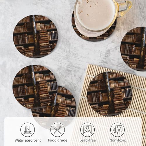 Dessous de verre absorbant liège céramique et support pour verre - 6