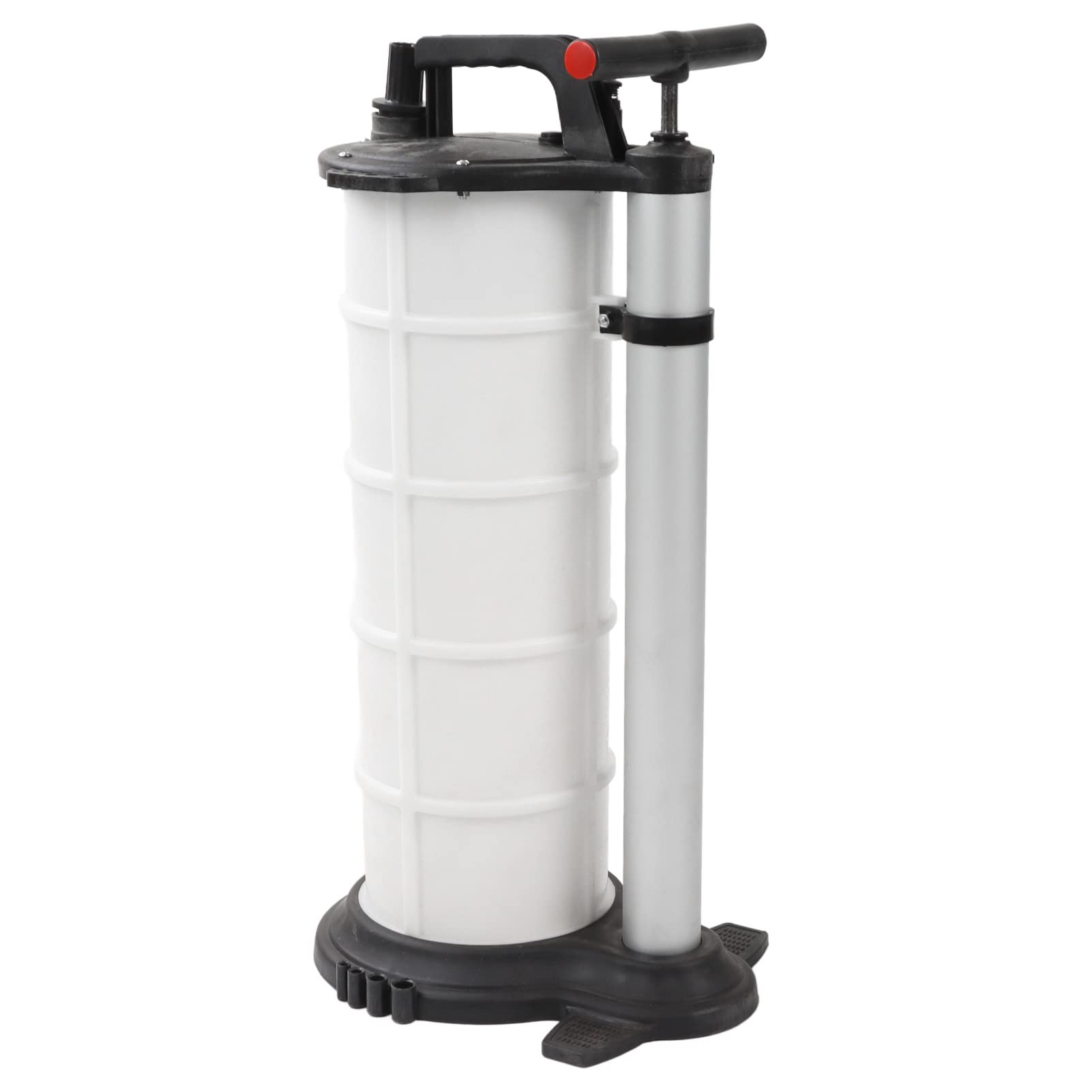 Extractor de Aceite, Extractor de Fluido Manual Ergonómico de 9 L, de Fluido de Aceite con 4 Tubos de Bombeo Base Estable a Prueba de Fugas para de Motor, de Engranaje, Refrigerante, Dirección