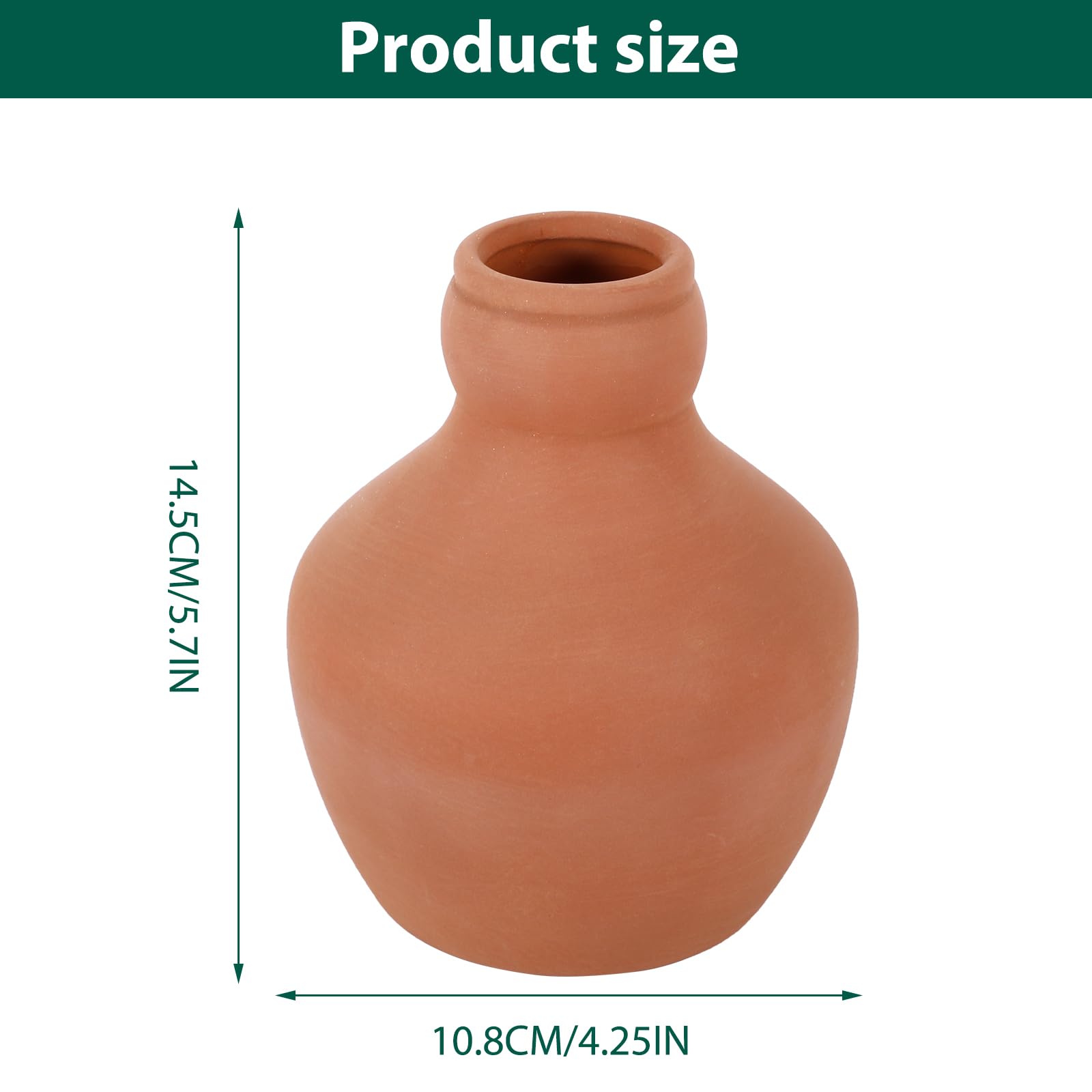 3er-Set 540ml Terracotta-Bewässerungskugel Mit Abdeckung | Bewässerungskugeln für Gartenbeete, Terrakotta Kugeln Bewässerung für Gemüsebeet Gewächshaus