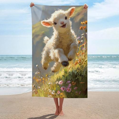 Serviettes de plage extra larges au tissage absorbant haut de gamme - 2