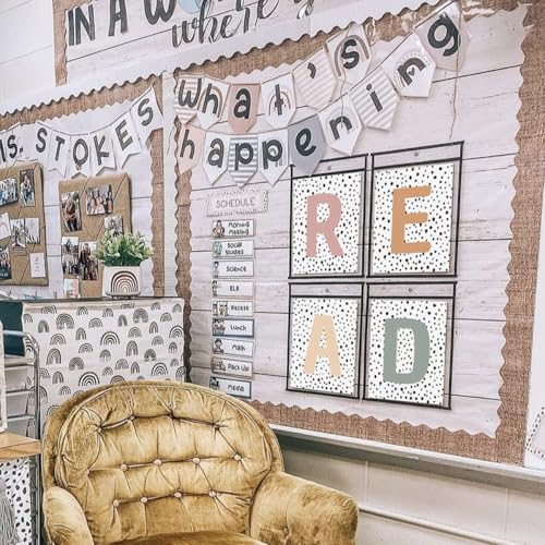 plkmn classroom decor boho classroom must haves homeschool decor set of 4 reading nook read signs for library kindergarten 8x10 unframed