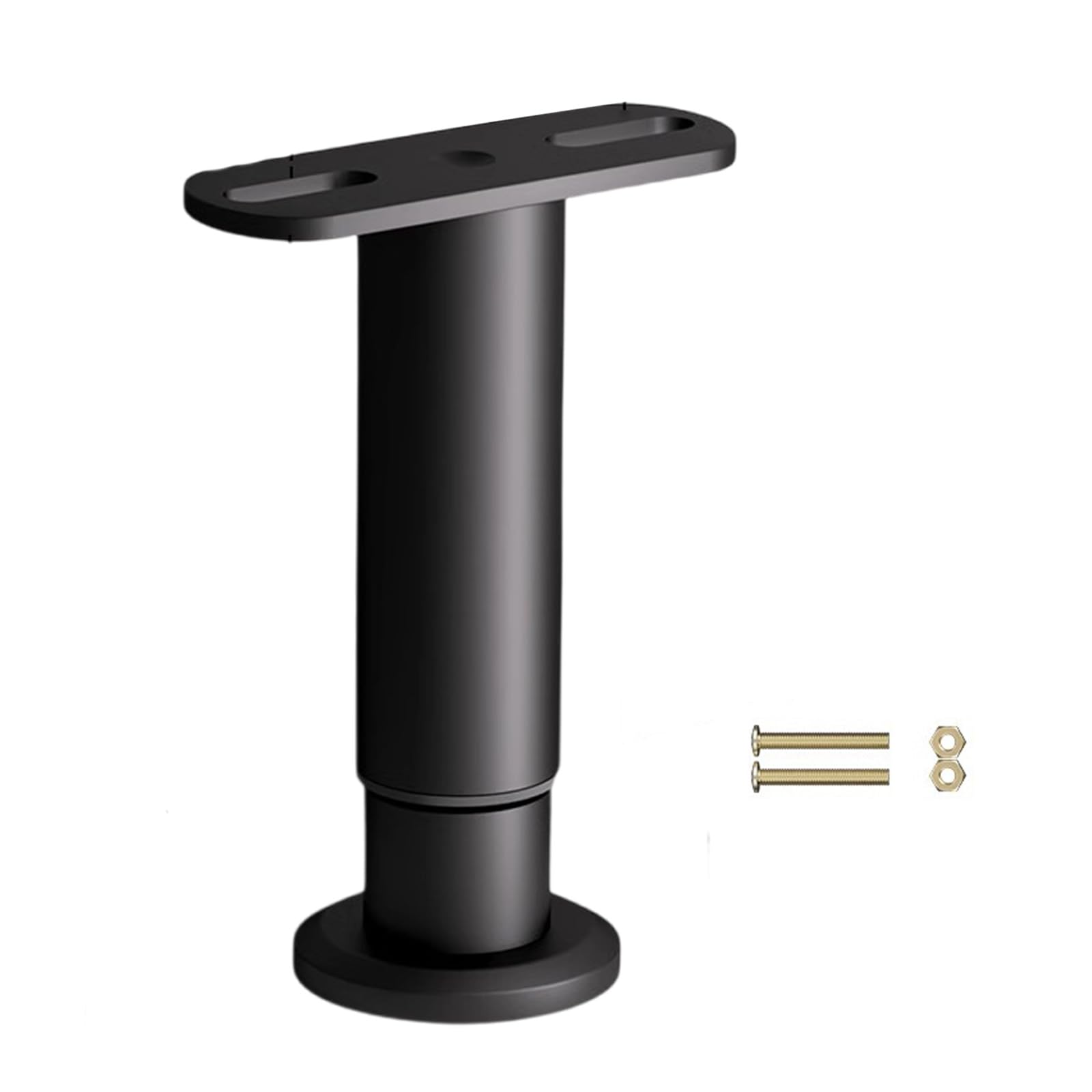 Height Column Brackets Strong Steel Base Furniture Leveling for Furniture Leveling and Stability Steel Adjustable Legs