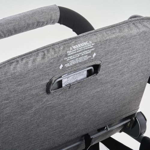 Image of Familidoo H4E Quad Stroller Wagon for Kids, 4-Seater Daycare Baby Stroller with 5-Point Safety Harness, Lightweight & Foldable with All Reclining Seats, Double Canopy & Rain Cover (Gray)