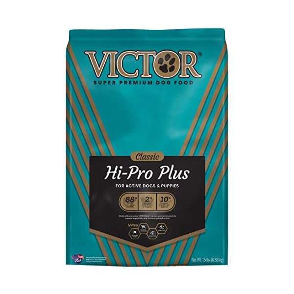 Victor Super Premium Dog Food HiPro Plus Dry Dog Food 30 Protein, Gluten Free for High
