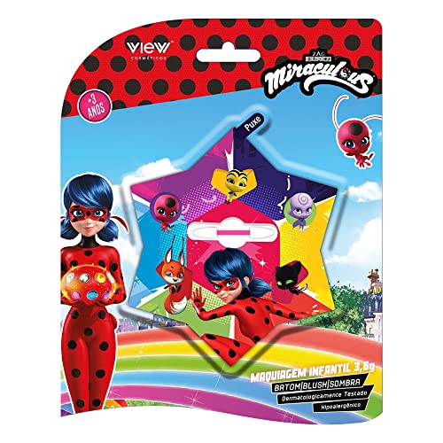 ESTOJO DE MAQUIAGEM MIRACULOUS NA CARTELA