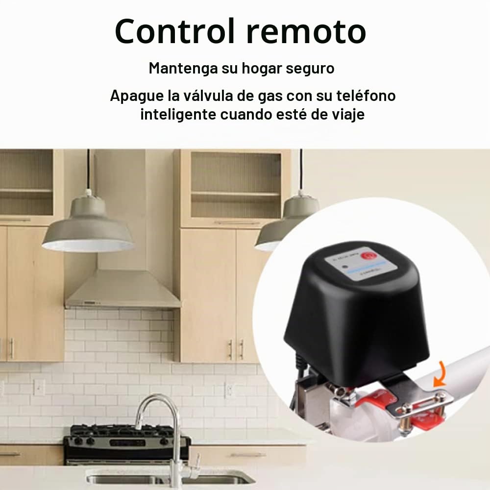 Válvula de agua inteligente ZigBee Control Válvula de apagado compatible con Alexa y Google Válvula Automática Control Remoto Control Remoto
