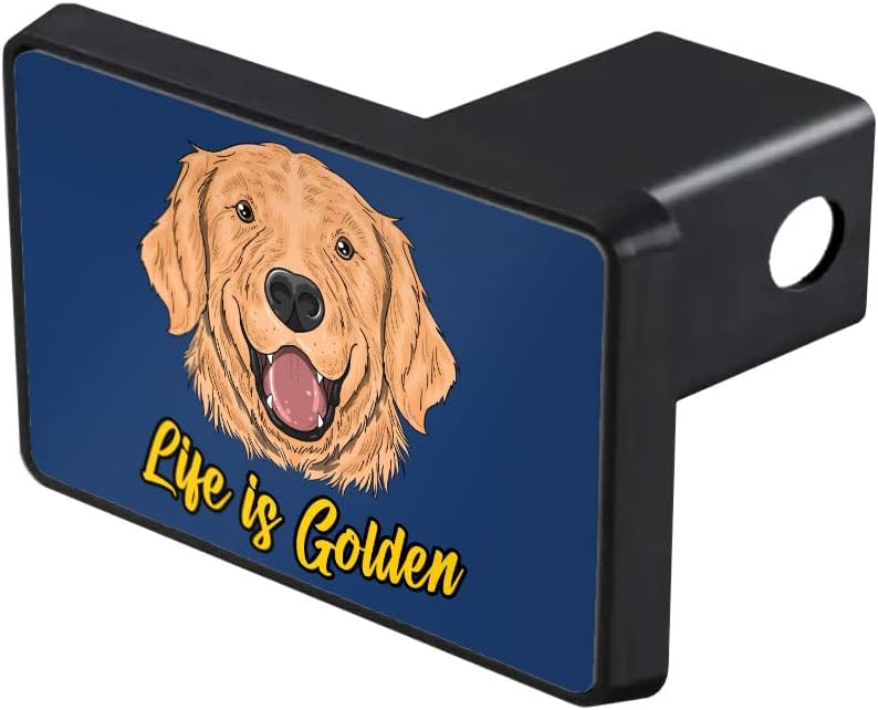 Golden Retriever Trailer Hitch Cover Cute Dog Trailer