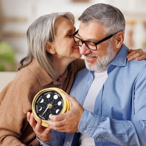 Tabic Solid Brass Prestige Moon Clock