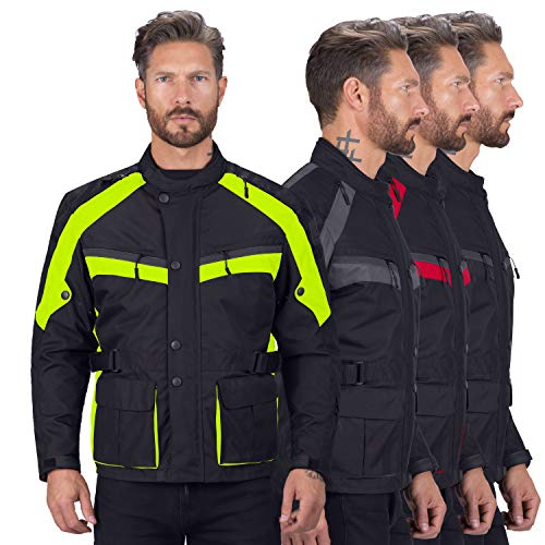 Viking Cycle Enforcer Touring/Adventure Textile Waterproof Mesh Riding Motorcycle Jacket for Men
