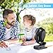 HONYIN 5000mAh Portable Clip on Fan, Rechargeable Clip Fan Battery Operated, 3 Speeds Strong Airflow, Sturdy USB Desk Clip Hang Fan 3 in 1 Fan for Golf Cart, Camping, Treadmill