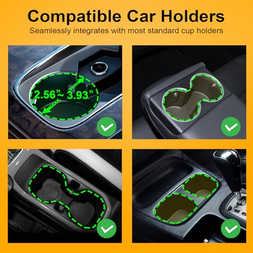 Expansor automático para portavasos de auto, pack de 2 miniatura 2