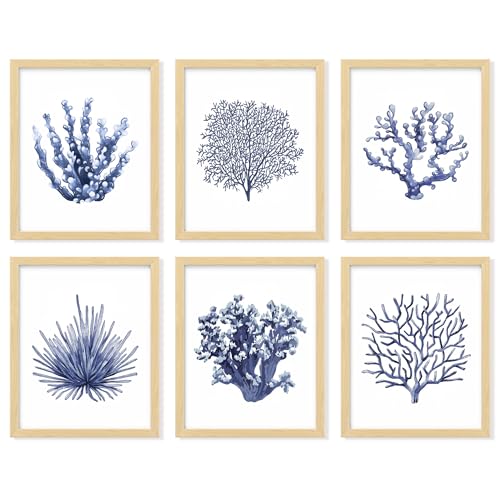 97 Decor Sea Coral Wall Decor - Coastal Coral Wall Art,...