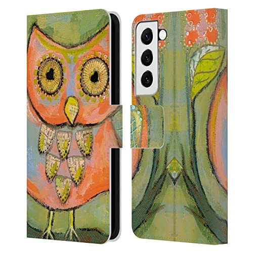 Funda cuero Samsung Galaxy S22 5G tipo libro carcasa protectora Wyanne búho