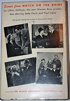 Hardcover Watch on the Rhine,: A play in three acts, Book