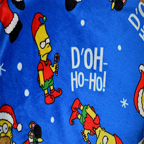 Briefly Stated Mens Homer Simpson and Bart D'Oh Ho Ho Silky Fleece Lounge Pants2