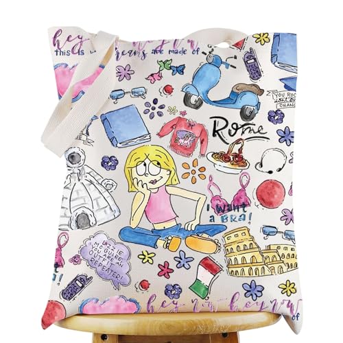 G2TUP Gordo Tote Bag Cartoon Fans Gift Cartoon Character Shoulder Bag Miranda Cartoon Inspired Merch