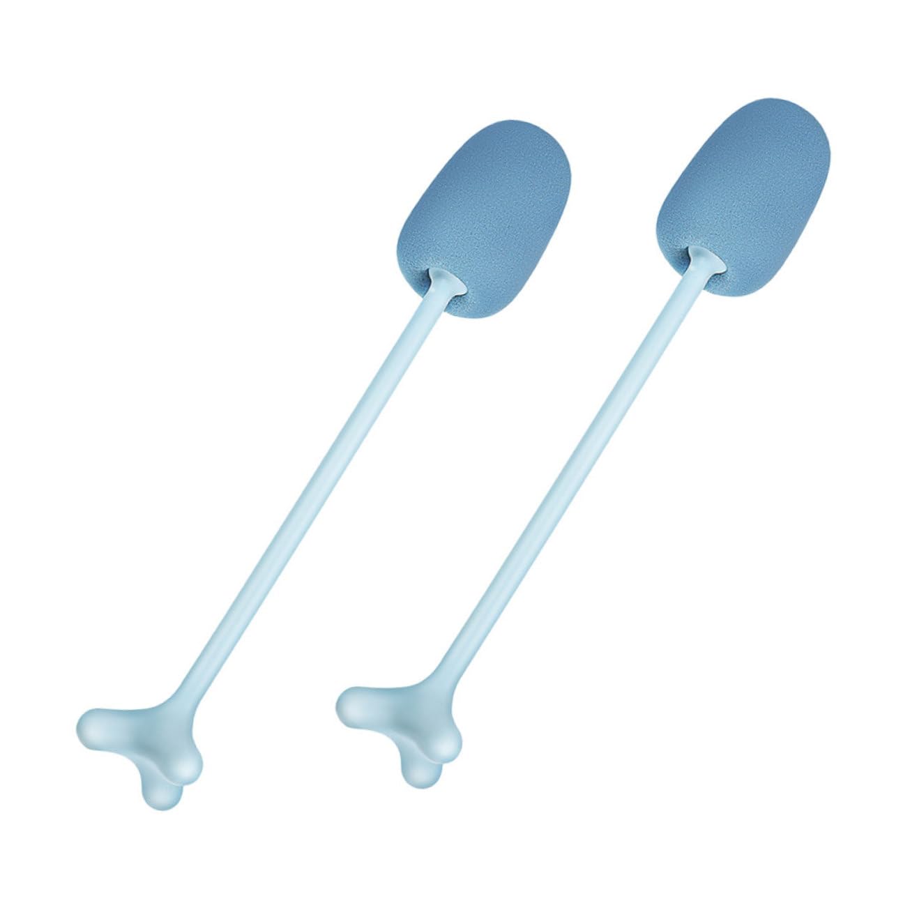 MOLUCKFU 2pcs Cup Brush Extra Long Bottle Brush Glasswares Brush Cleaning Supplies Mugs Brush Bottle Sponge Daily Use Bottle Cleaner Sponge Bottle Brush Blue Cleaning Brush Material Is Pp