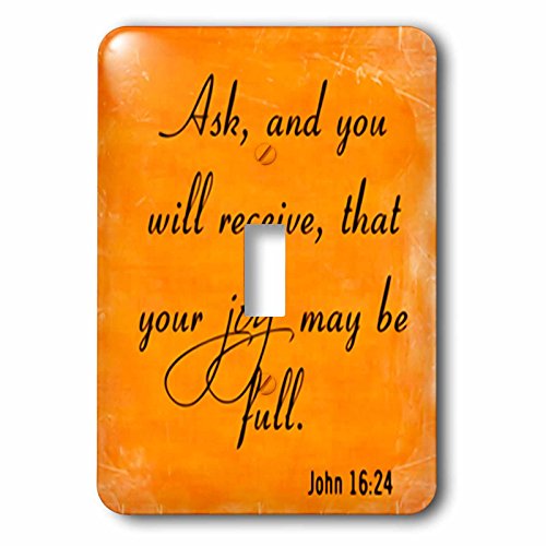 Verset biblique Jean 16-24 interrupteur cadeau chrétien original - 3