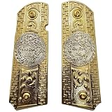 1911 Full-Size Grips, Custom Metal for Colt Pistols and All Other Full-Size, Ambidextrous, Themed...