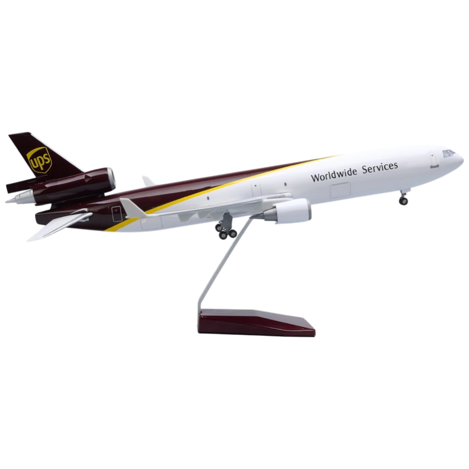 Extra Large UPS MD-11 Resin & ABS Aircraft Model Plane Gift - 1/130 Scale