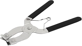 Aexit 40mm Open Special Tool Width Non-SLI-p Rubber Handle Metal Car Repair Plier Ring Clamp Model:88as377qo739