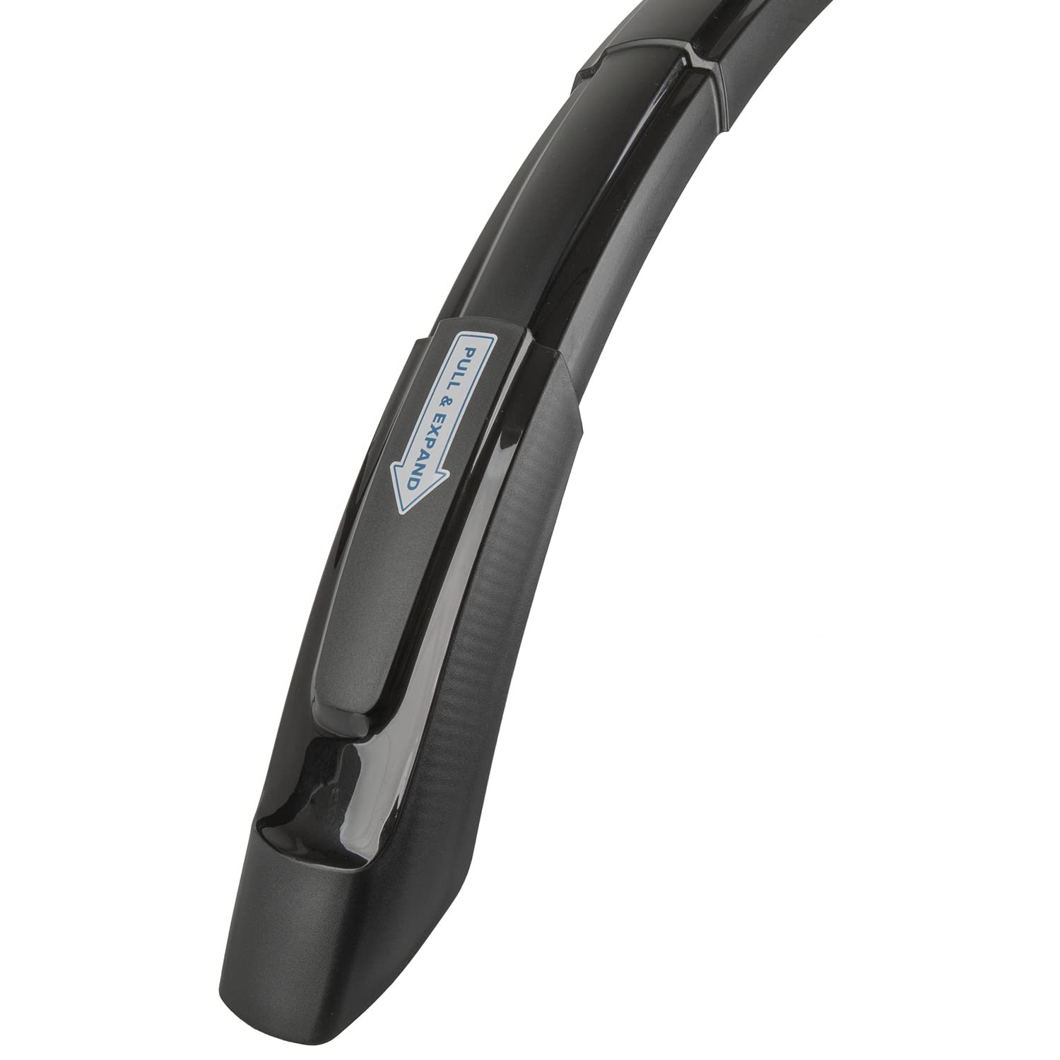 M-Wave Unisex-Adult MUD MAX F+R ADJ S Mudguard Set for 20-24 Inches, Black