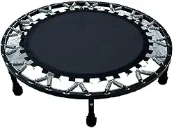 Cama Elástica Jump Profissional 70cm - Suporta até 170kg, Preto, com 32 Molas Galvanizadas e Pés com Sapatas Antiderrapantes