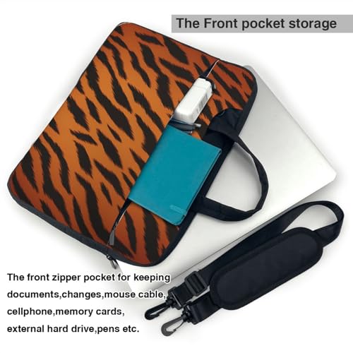 Bolso bandolera para laptop Tiger Stripe unisex miniatura 3