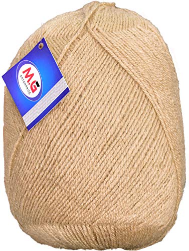 Image of M.G ENTERPRISE Jupiter Skin (200 gm) Wool Ball Hand Knitting Wool /Art Craft Soft Fingering Crochet Hook Yarn, Needle Knitting Yarn Thread Dyed