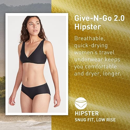 Image of ExOfficio Women's Give-N-Go 2.0 Hipster - Breathable Durable Easy Care Travel Underwear