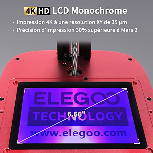 ELEGOO Imprimante 3D Mars Séries 3 ELEGOO Imprimante 3D Mars Séries – Image 4