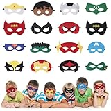 Photo Gallery uraqt maschere di supereroi, 16 pezzi bambinifeltro mascherine, maschere supereroi per bambini per bambini adulti mascherata per feste Photo Gallery uraqt maschere di supereroi, 16 pezzi bambinifeltro mascherine, maschere supereroi per bambini per bambini adulti mascherata per feste