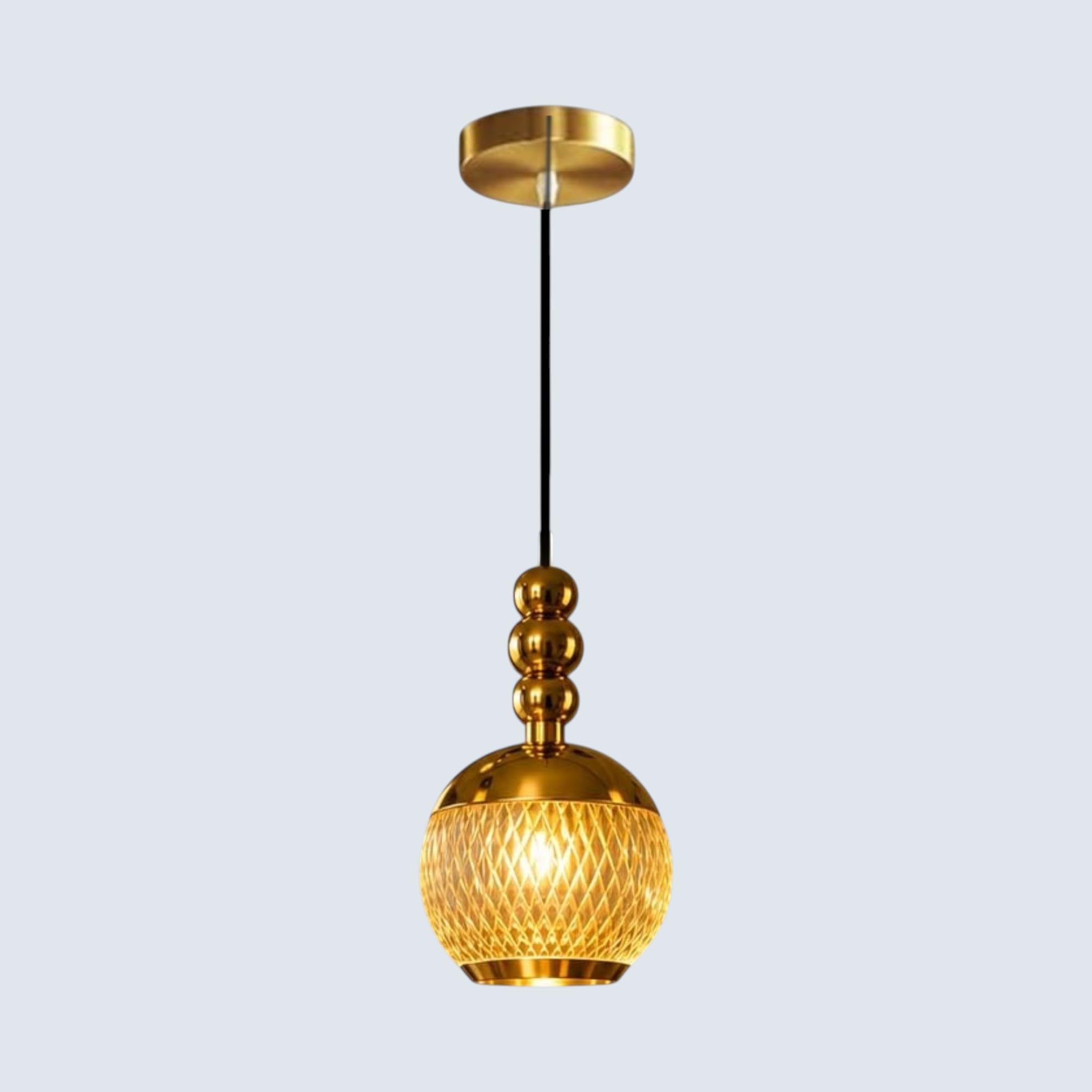 GreyWings Golden Hanging Light - 3 Color Changing -1