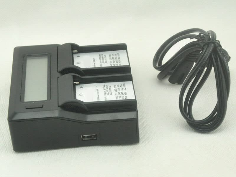 New Dual Charger w/LCD for Sokkia BDC46 BDC46A BDC46B BDC58 BDC70 BT-L2 Battery
